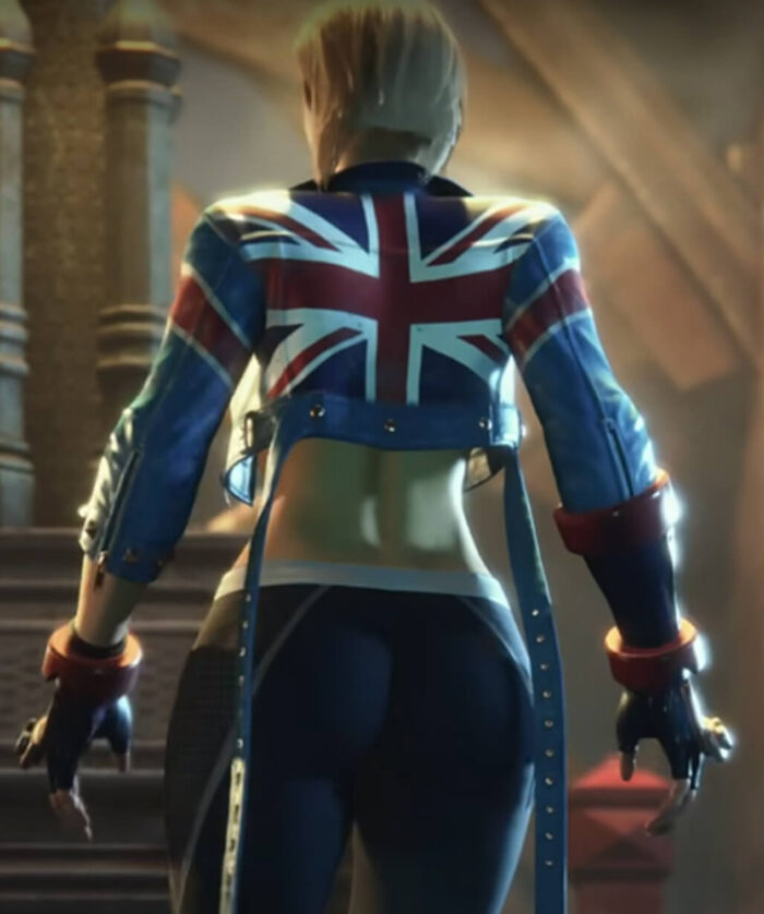 Cammy White Blue Jacket