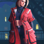 Cammy White Red Coat