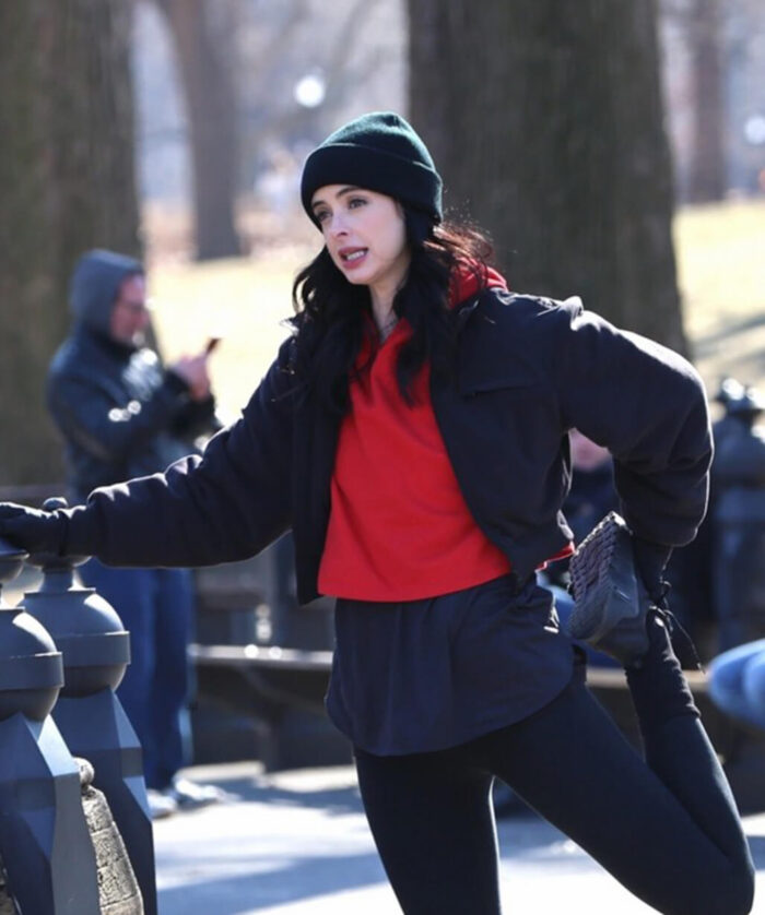 Krysten Ritter Cropped Jacket