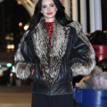 Krysten Ritter Fur Jacket
