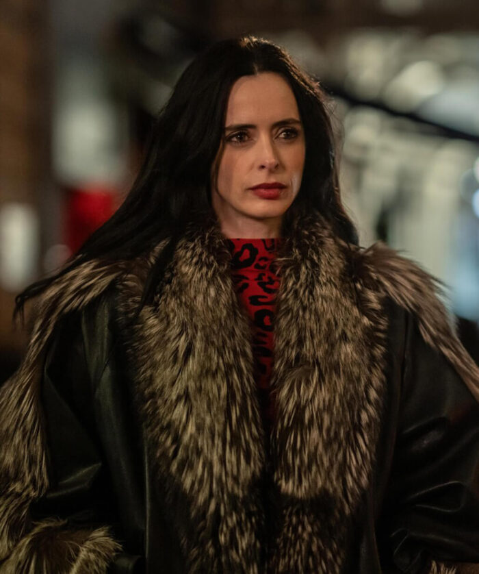Krysten Ritter Fur Jacket
