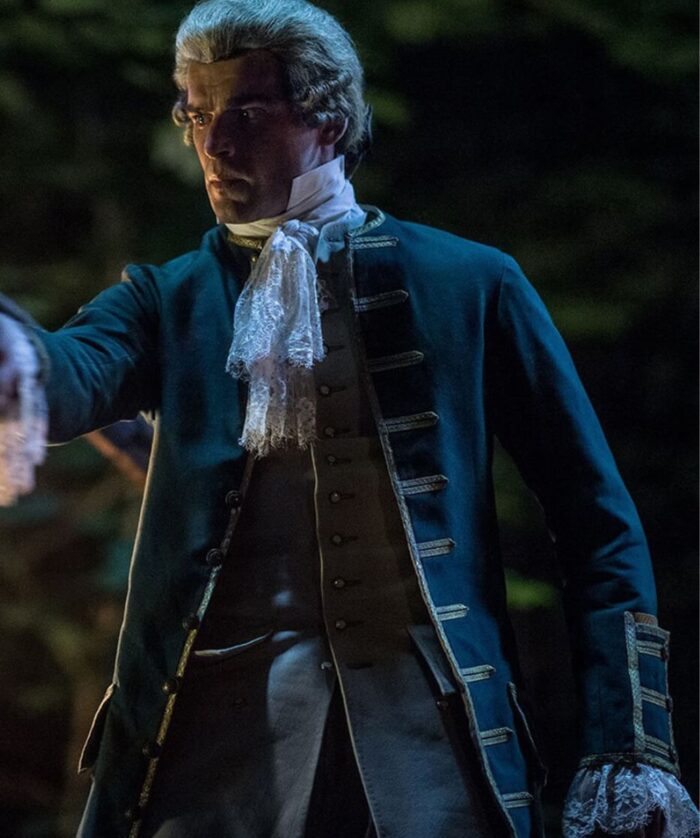 Le Comte St. Germain Outlander Blue Wool Coat