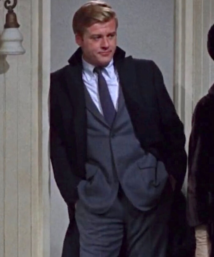Robert Redford Black Coat