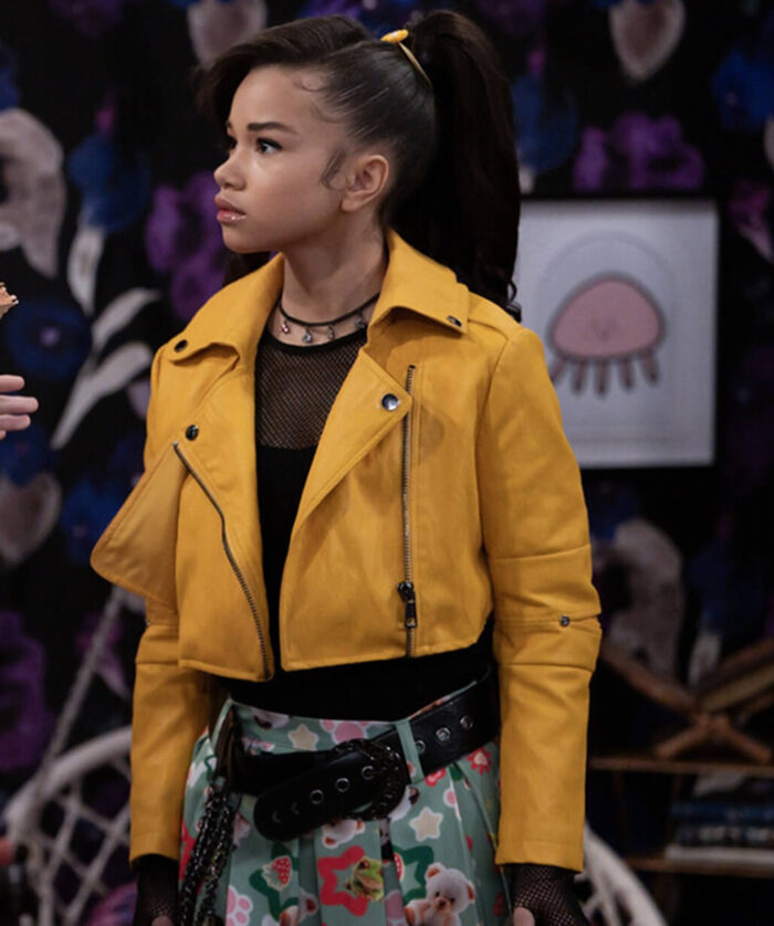 Billie Yellow Biker Jacket