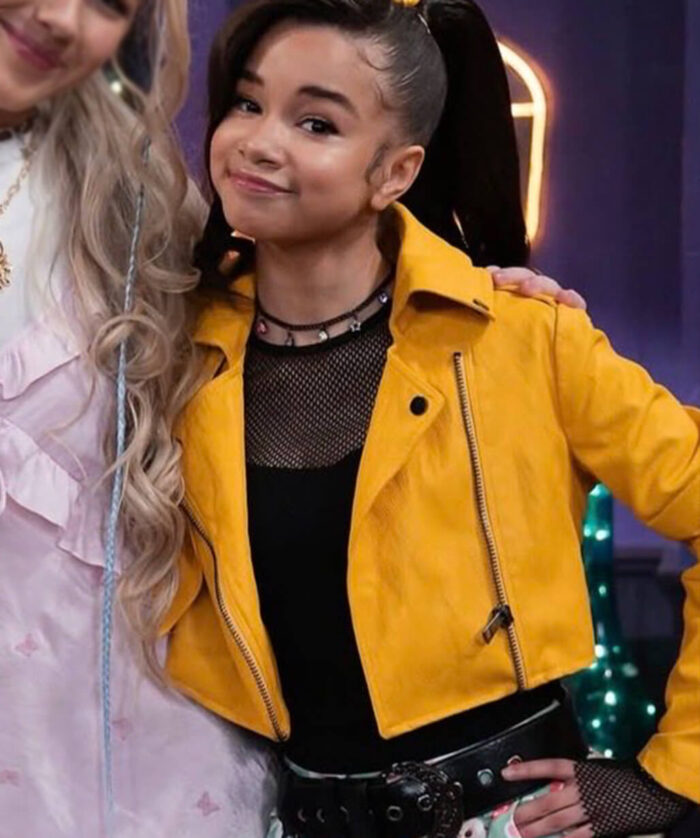 Billie Yellow Biker Jacket