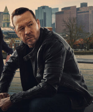 Danny Reagan Boston Blue 2025 Black Leather Jacket