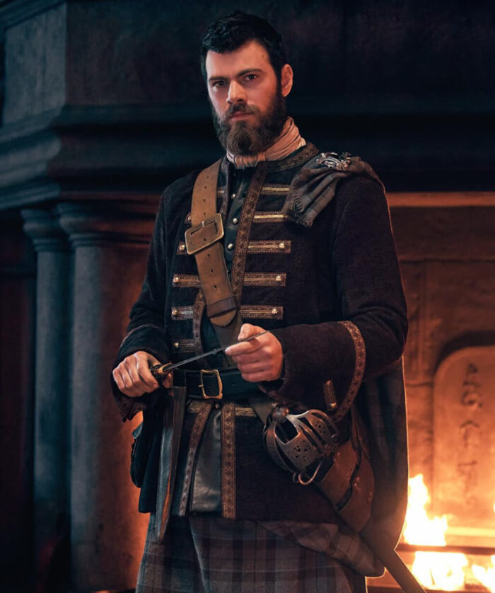 dougal-mackenzie-outlander-s01-military-jacket-wear Dougal MacKenzie Military Jacket