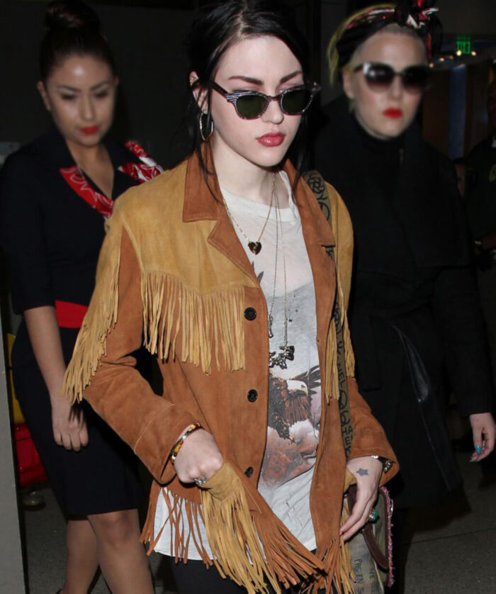Frances Bean Cobain Fringe Jacket