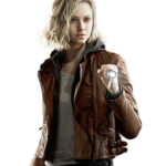 Grace Ashcroft Resident Evil Requiem Brown Leather Jacket