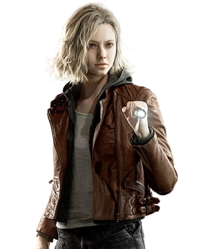 grace-ashcroft-resident-evil-requiem-jacket-Outfit Grace Ashcroft Resident Evil Requiem Brown Leather Jacket