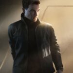 James Bond 007 First Light 2026 Black Leather Jacket