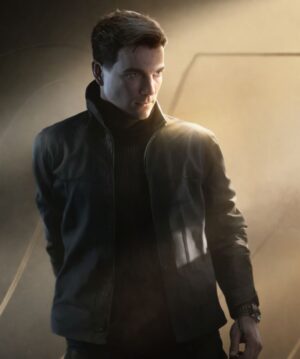 James Bond 007 First Light 2026 Black Leather Jacket