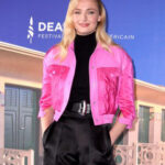 Sophie Turner Pink Jacket