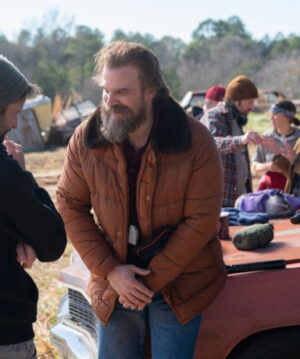 David Harbour Puffer Jacket