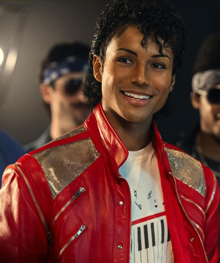 Jaafar Jackson Leather Jacket