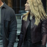 Jennifer Holland Maroon Jacket