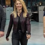 Jennifer Holland Maroon Jacket