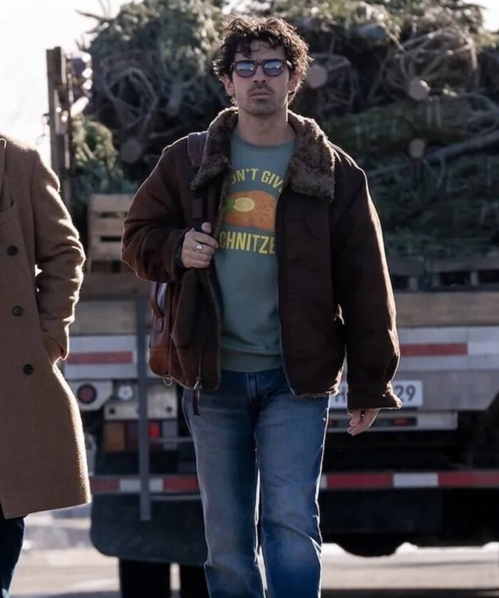 Joe Jonas Brown Jacket