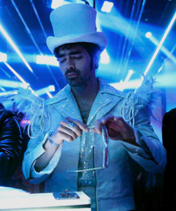 Joe Jonas White Jacket