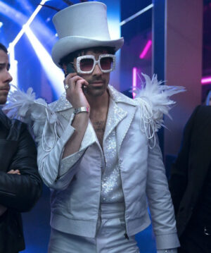 Joe Jonas White Jacket