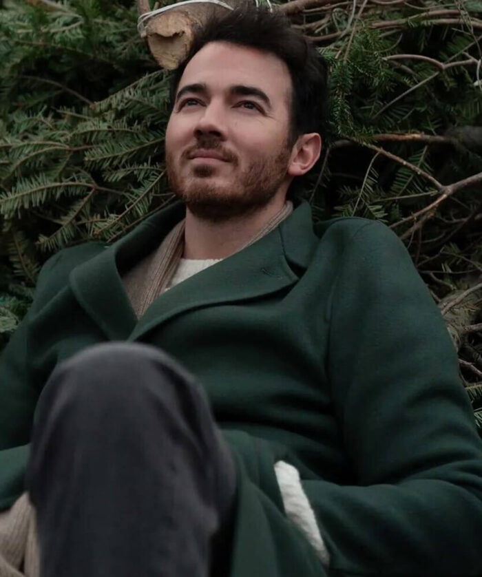 Kevin Jonas Green Coat