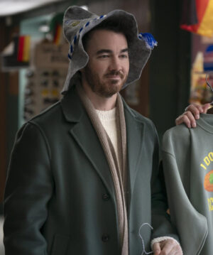 Kevin Jonas Green Coat