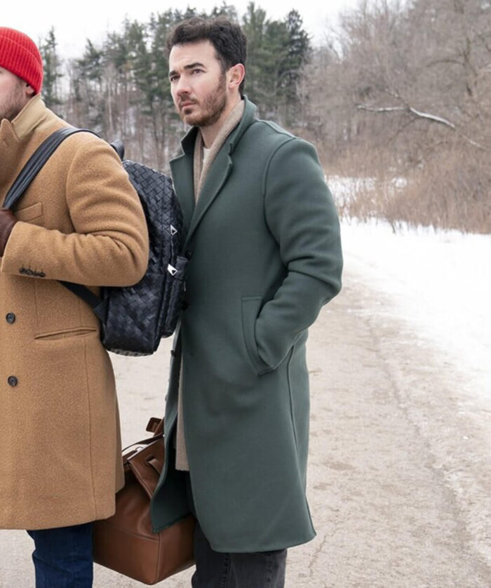Kevin Jonas Green Coat