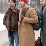 Nick Jonas Brown Coat