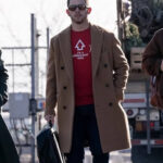 Nick Jonas Brown Coat