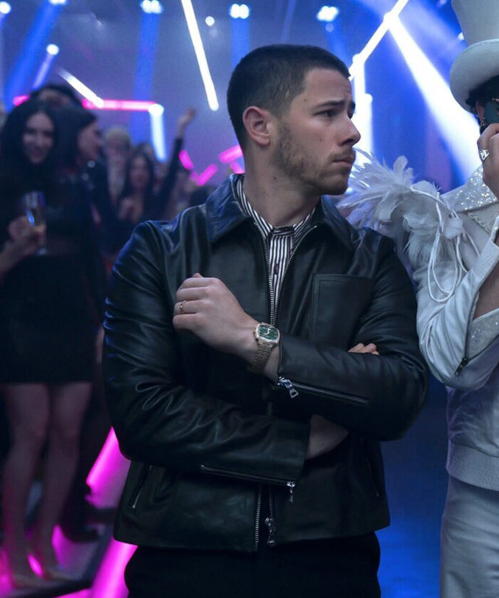 Nick Jonas Leather Jacket