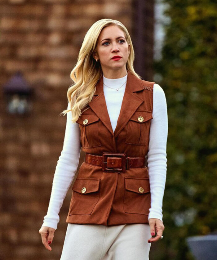 the-beast-in-me-nina-jarvis-brown-vest Nina Jarvis Brown Vest
