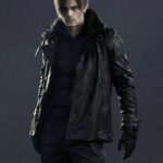 Leon Kennedy Resident Evil Requiem Black Leather Jacket