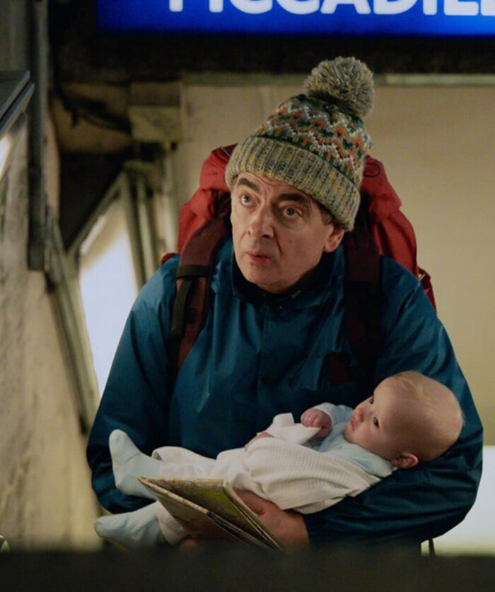 Rowan Atkinson Blue Jacket