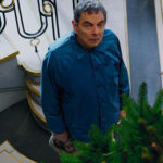 Rowan Atkinson Blue Jacket