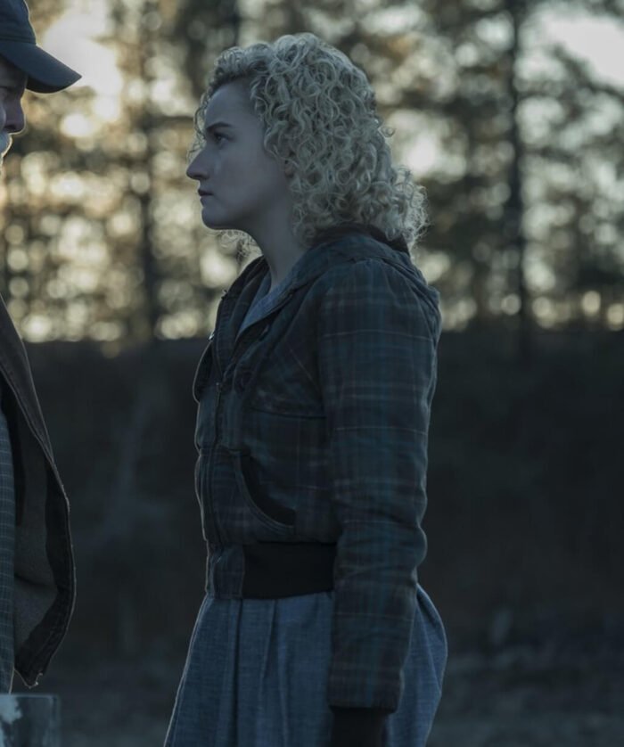 Julia Garner Plaid Jacket