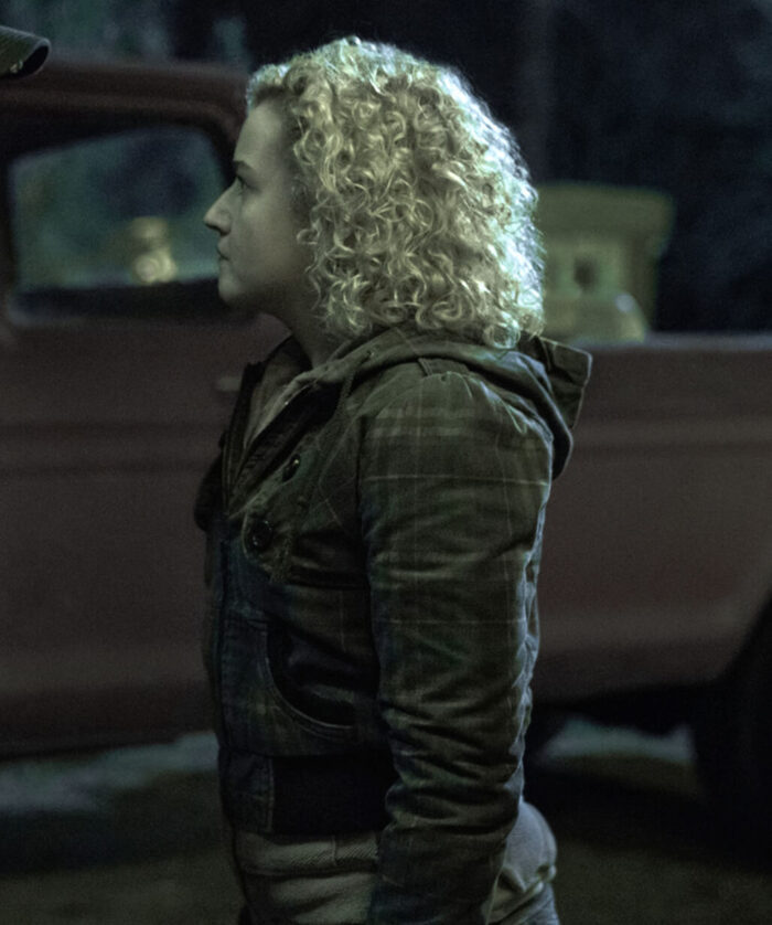 Julia Garner Plaid Jacket