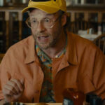 Seth Rogen Orange Jacket