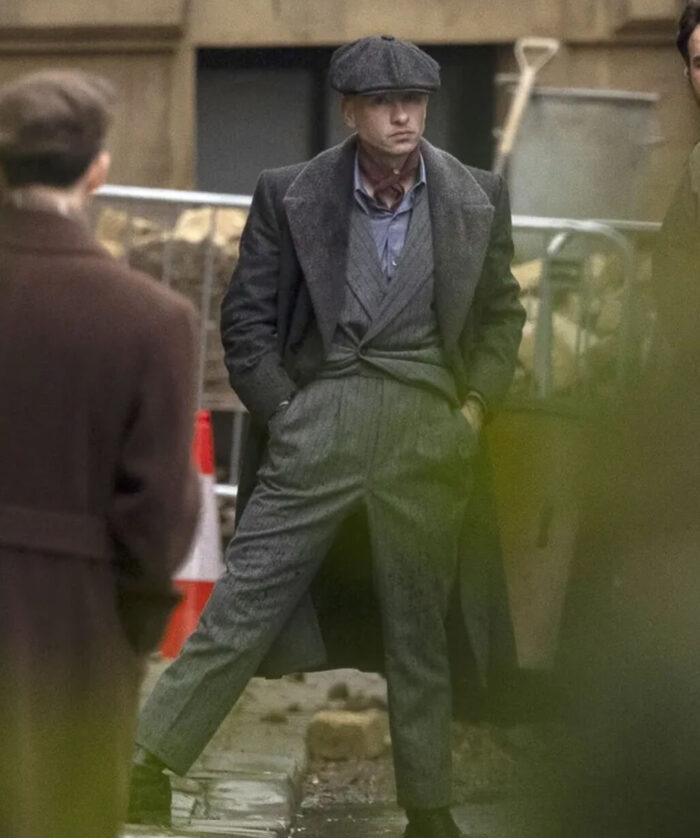 Barry Keoghan Grey Coat