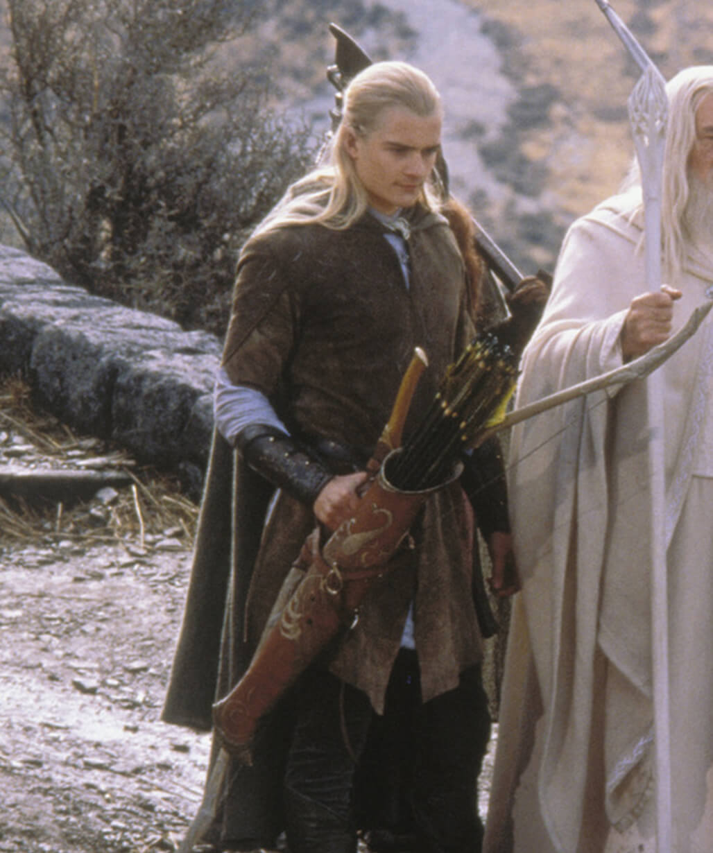 The Lord of the Rings 2001 Orlando Bloom Legolas Suede Coat - USA ...