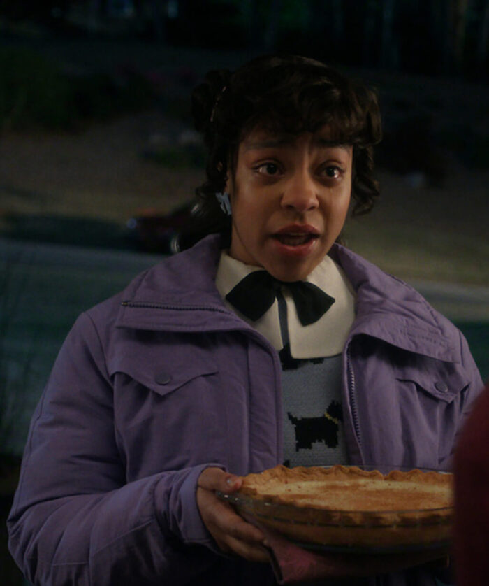 Erica Sinclair Purple Jacket