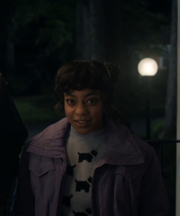 Erica Sinclair Purple Jacket
