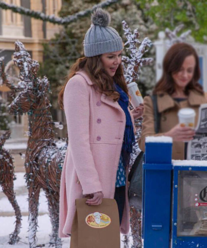 Lauren Graham Pink Coat