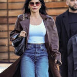 Lauren Sánchez Brown Coat