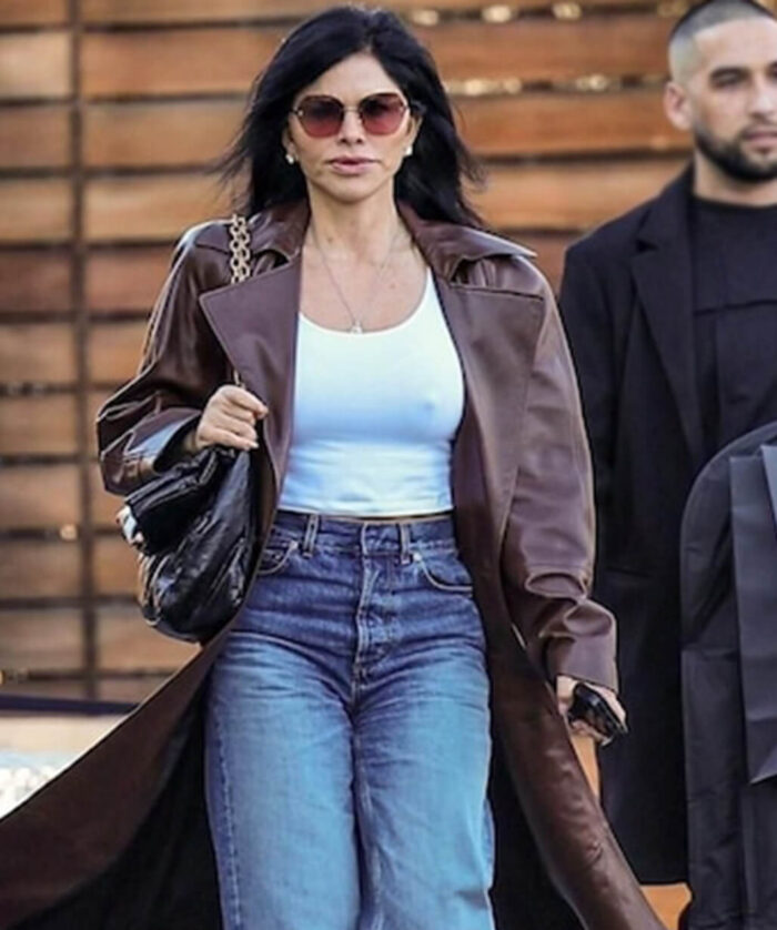 Lauren Sánchez Brown Coat