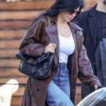 Lauren Sánchez Brown Coat