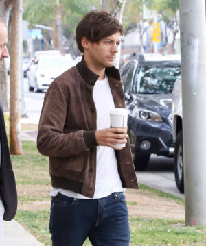 Louis Tomlinson Suede Jacket