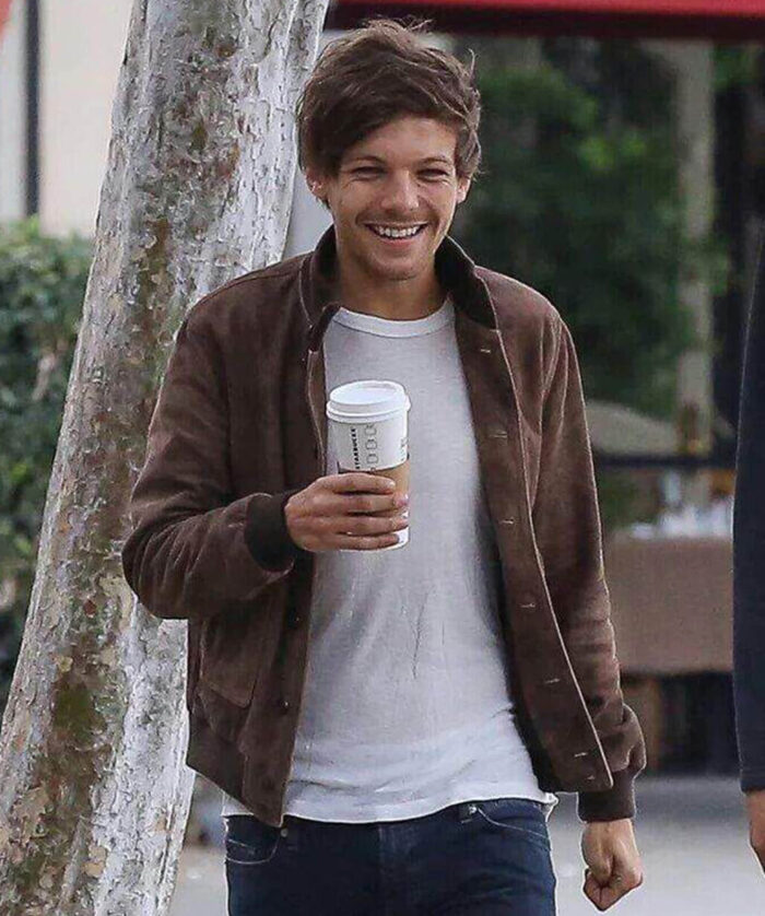 Louis Tomlinson Suede Jacket