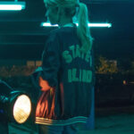 Emma Roberts Satin Jacket