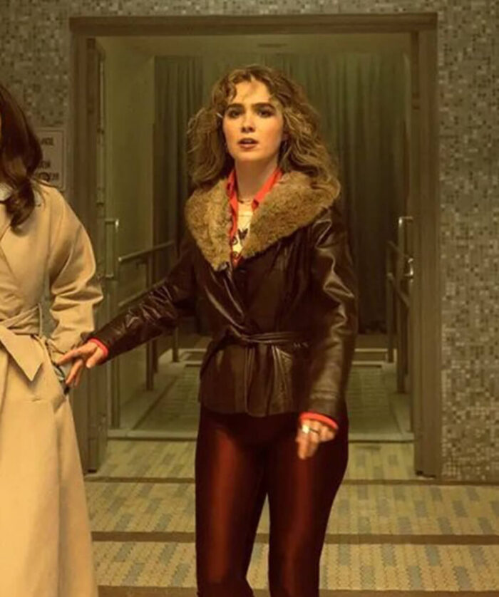 haley-lu-richardson-ponies-shearling-jacket-outfit Haley Lu Richardson Shearling Jacket