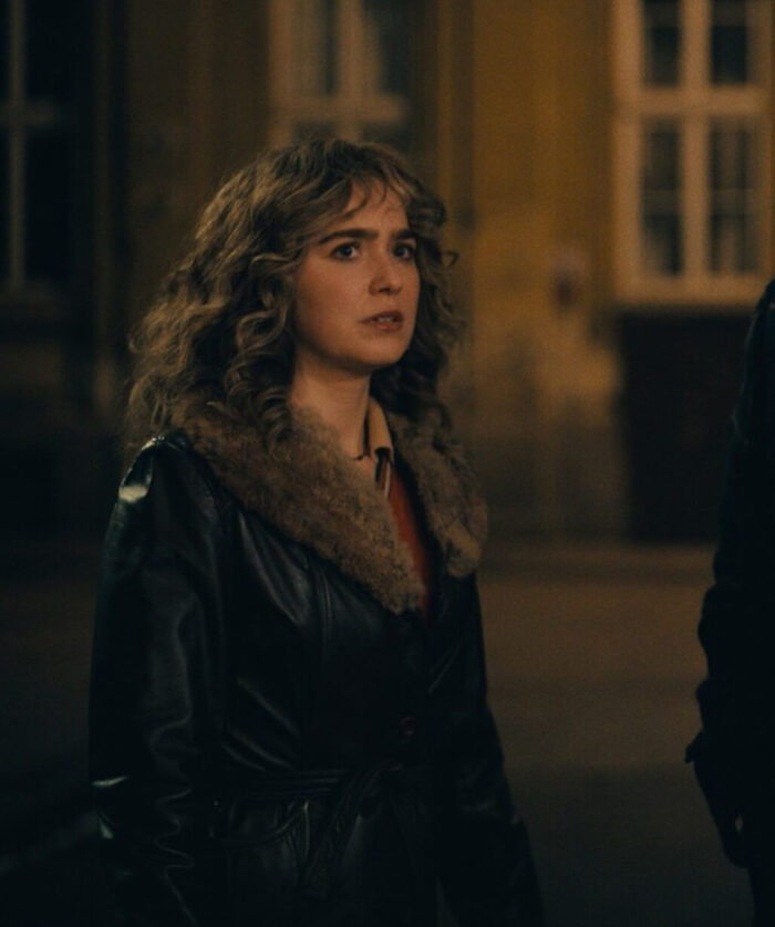 Haley Lu Richardson Shearling Jacket